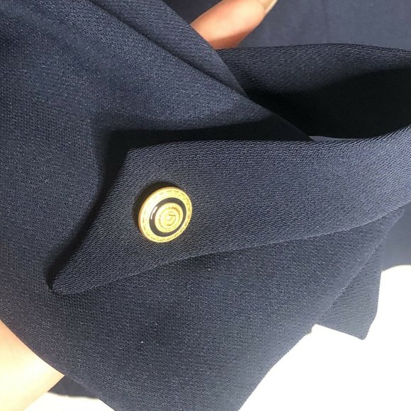 Fattaneh Bahari VTG Blazer Plus Size 18 Navy - Picture 6 of 9